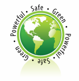 • POWERFUL • SAFE • GREEN • POWERFUL • SAFE • GREEN logo