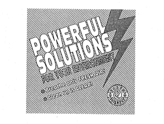 POWERFUL SOLUTIONS FOR YOUR ENVIRONMENT BREATHE ONLY FRESH AIR! CLEAN UP IS CLEAR! EARTH FRIENDLY logo
