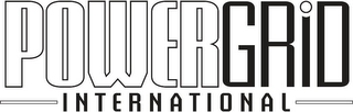 POWERGRID INTERNATIONAL logo