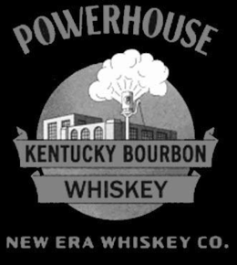 POWERHOUSE KENTUCKY BOURBON WHISKEY NEW ERA WHISKEY CO. logo