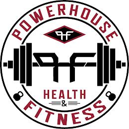 POWERHOUSE PF PF HEALTH & FITNESS logo