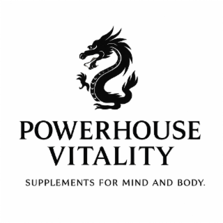 POWERHOUSE VITALITY SUPPLEMENTS FOR MIND AND BODY. logo