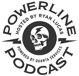 POWERLINE PODCAST HOSTED BY RYAN LUCAS POWERED BY QUANTA SERVICES logo