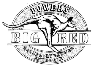 POWER'S BIG RED NATURALLY BREWED BITTER ALE logo