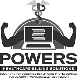 POWERS HEALTHCARE BILLING SOLUTIONS SOLUTIONS FOR DEDICATED HEALTHCARE PROFESSIONALS FOCUS, COMMITTMENT, EXCELLENCE & RESULTS logo