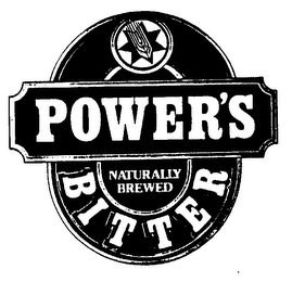 POWER'S NATURALLY BREWED BITTER logo