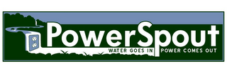 POWERSPOUT WATER GOES IN POWER COMES OUT logo