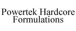 POWERTEK HARDCORE FORMULATIONS logo