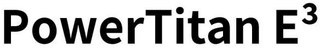 POWERTITAN E3 logo