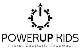 POWERUP KIDS SHARE. SUPPORT. SUCCEED. logo