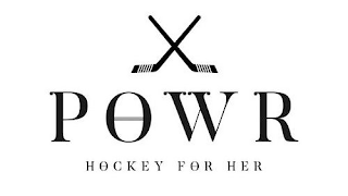 POWR HOCKEY FOR HER logo