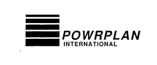 POWRPLAN INTERNATIONAL logo