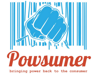 POWSUMER BRINGING POWER BACK TO THE CONSUMER logo