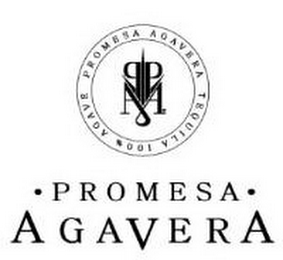 PP AA PROMESA AGAVERA TEQUILA 100% DE AGAVE ·PROMESA AGAVERA· logo