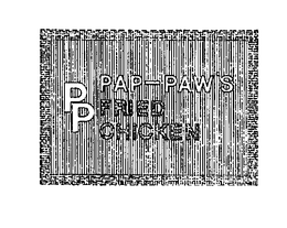 PP PAP-PAW'S FRIED CHICKEN logo