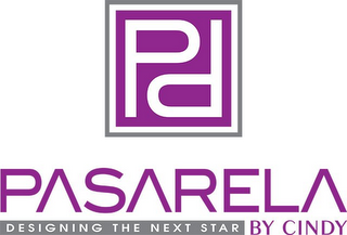 PP PASARELA BY CINDY DESIGNING THE NEXT STAR logo