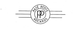 PP PATE POSTE ADCARDS logo