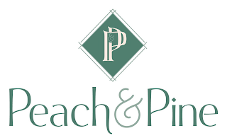 P&P PEACH & PINE logo