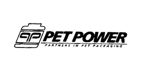 PP PET POWER PARTNERS IN PET PACKAGING logo