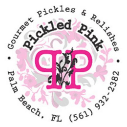 PP PICKELED PINK GOURMET PICKLES & RELISHES logo