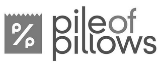 P/P PILEOF PILLOWS logo