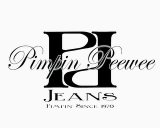 PP PIMPIN PEEWEE JEANS PIMPIN SINCE 1970 logo