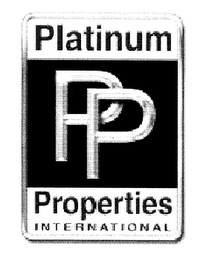 PP PLATINUM PROPERTIES INTERNATIONAL logo