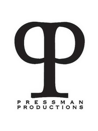 PP PRESSMAN PRODUCTIONS logo