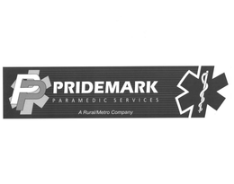 PP PRIDEMARK PARAMEDIC SERVICES A RURAL/METRO COMPANY logo