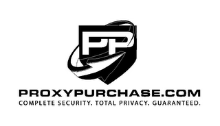 PP PROXYPURCHASE.COM COMPLETE SECURITY. TOTAL PRIVACY. GUARANTEED. logo