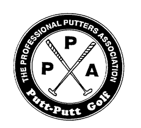 PPA THE PROFESSIONAL PUTTERS ASSOCIATION PUTT-PUTT GOLF logo