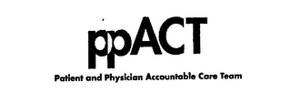PPACT PATIENT AND PHYSICIAN ACCOUNTABLE CARE TEAM logo