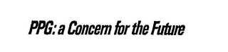 PPG: A CONCERN FOR THE FUTURE logo