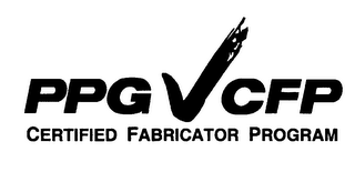 PPG CFP CERTIFIED FABRICATOR PROGRAM logo