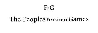 PPG THE PEOPLES PENTATHLON GAMES logo