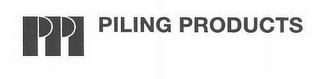 PPI PILING PRODUCTS logo