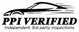 PPI VERIFIED INDEPENDENT 3RD PARTY INSPECTIONS logo