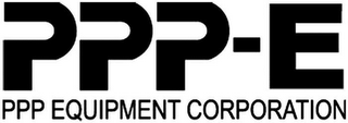 PPP-E PPP EQUIPMENT CORPORATION logo