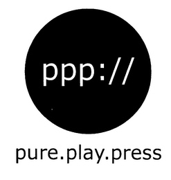 PPP:// PURE PLAY PRESS logo