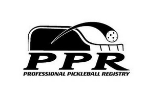 PPR PROFESSIONAL PICKLEBALL REGISTRY logo
