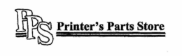 PPS PRINTER'S PARTS STORE logo