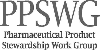 PPSWG PHARMACEUTICAL PRODUCT STEWARDSHIP WORK GROUP logo