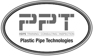 PPT PLASTIC PIPE TECHNOLOGIES HDPE TRAINING | CONSULTING INSPECTION logo