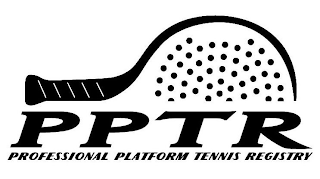 PPTR PROFESSIONAL PLATFORM TENNIS REGISTRY logo