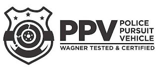 PPV POLICE PURSUIT VEHICLE WAGNER TESTED & CERTIFIED logo