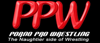 PPW PORNO PRO WRESTLING THE NAUGHTIER SIDE OF WRESTLING logo