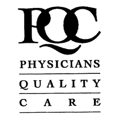 PQC PHYSICIANS QUALITY CARE logo