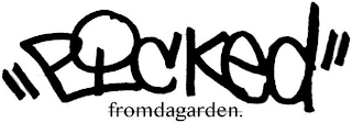 "PQCKED" FROMDAGARDEN. logo