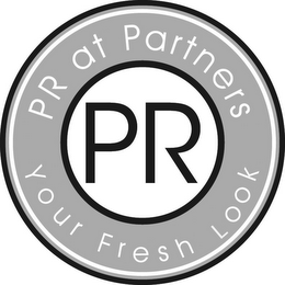 PR AT PARTNERS PR YOUR FRESH LOOK logo
