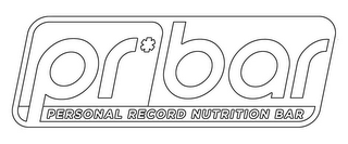 PR* BAR PERSONAL RECORD NUTRITION BAR logo